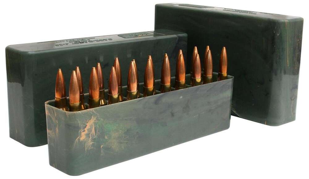 Misc. Accessories MTM Case Gard Ready Series MTM SLIP-TOP AMMO BOX 20 RD WSM 45-70 TO 30-30 CLR-RED • Model: Ready Series